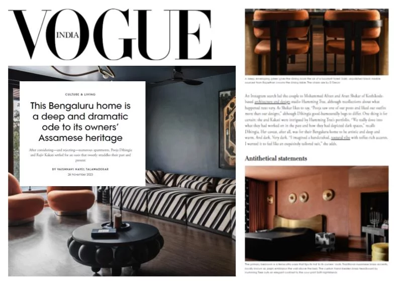 VOGUE - Mr & Mrs. Rajeev’s Bangalore Home